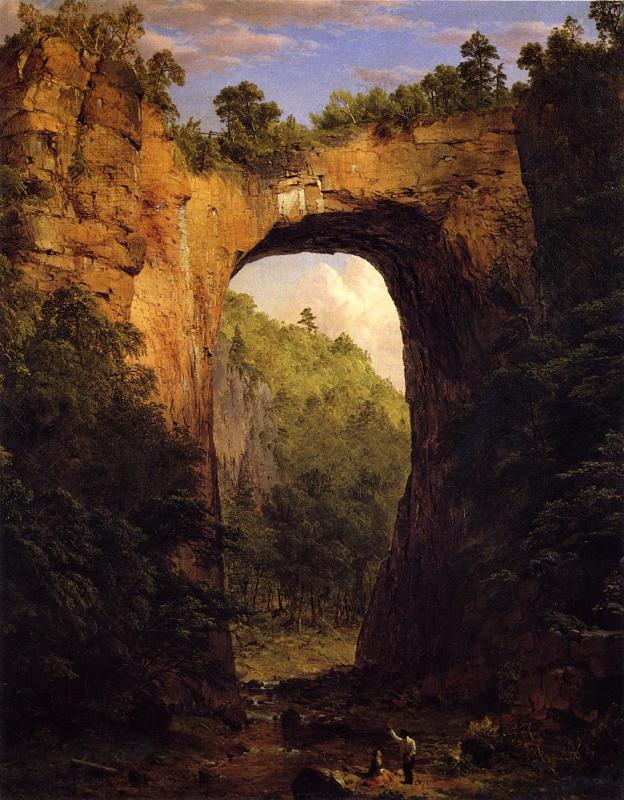 Frederic Edwin Church Natural Bridge Virginia France oil painting art